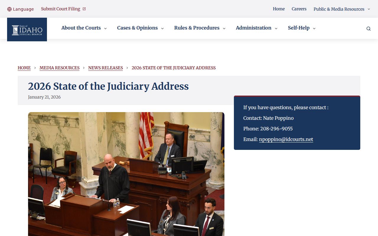 Bear Lake County court case lookup modernization announcement