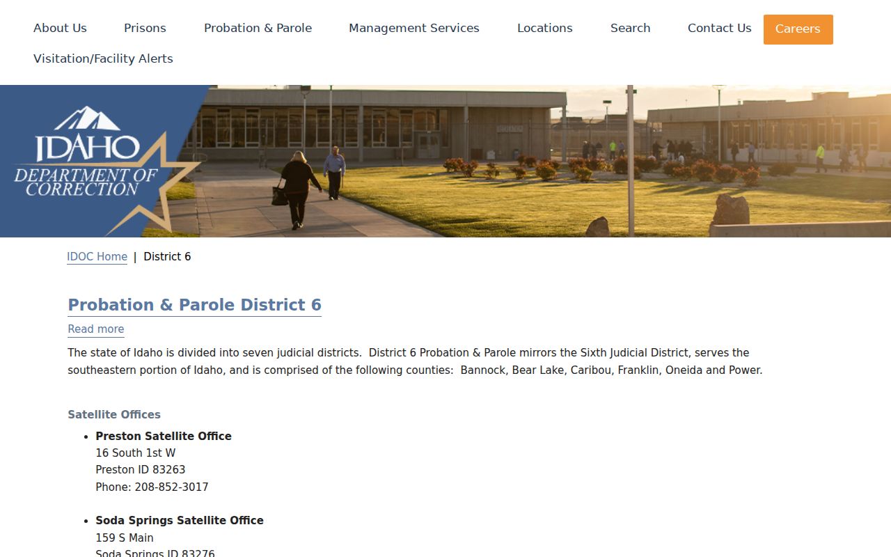 Paris criminal records IDOC District 6